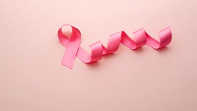 Ruban de solidarité rose de la Ligue suisse contre le cancer