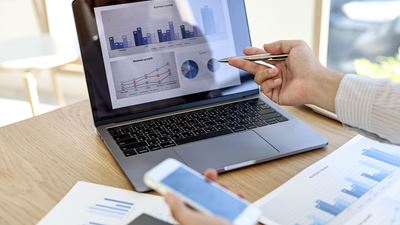 Écran avec statistiques